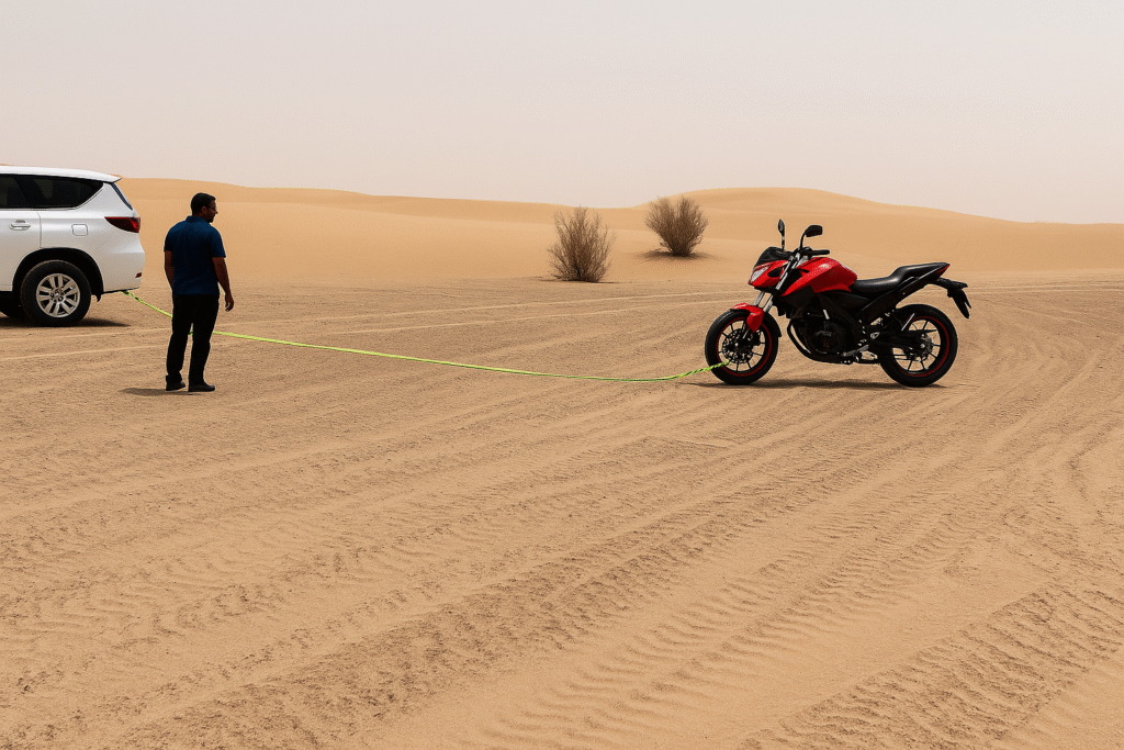 Desert pull out service in dubai
